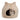 Best Friends by Sheri Vega Fur Meow Hut Wheat (19" x 19" x 20") - Cats Paradise