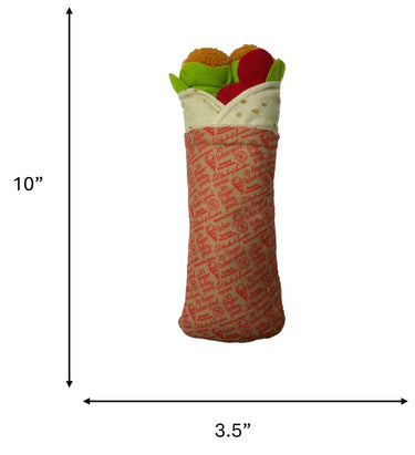 KFC Chicken Wrap Hug & Kick With Catnip Cat Toy