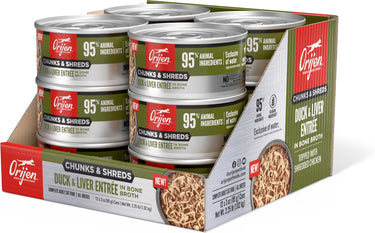 Orijen Chunks & Shreds Duck & Liver Entree 5.5 oz