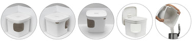 Moderna Cubana Corner Entry Litter Box