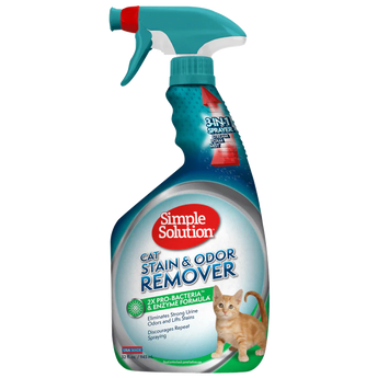 Simple Solution Cat Stain And Odor Remover Spray Cat 32oz