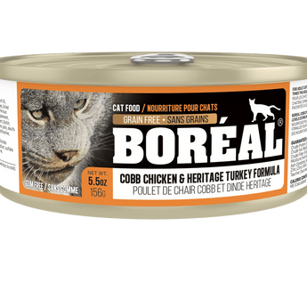 Boreal - Cobb Chicken & Heritage Turkey Cat Can 8% CASE DISCOUNT