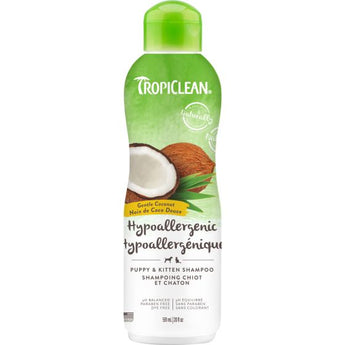 Tropiclean Gentle Coconut Hypoallergenic Puppy & Kitten Shampoo, For Pets With Allergies
