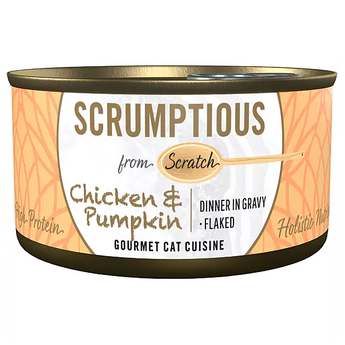 SCRUMPTIOUS FROM SCRATCH Chicken & Pumpkin Cat food 79g