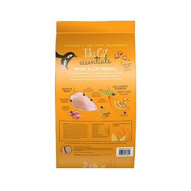Tiki Cat® Essentials® Chicken & Turkey Meal Recipe Dry Cat Food 6 lb (NEW)