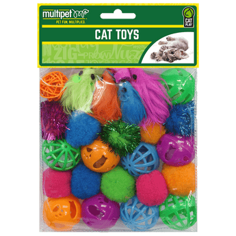 Multipet® Value Pack Cat Toys (24 pc)