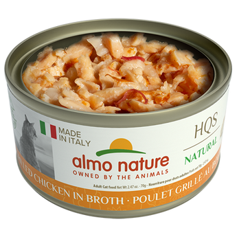 Almo Nature HQS Natural Made In Italy Cat Food - Grilled Chicken In Broth 70g