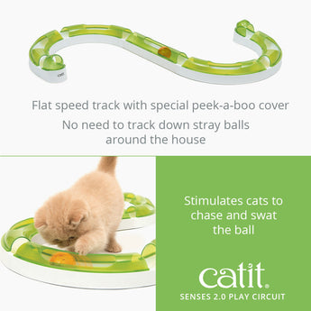 Catit Senses 2.0 Play Circuit 7 Pieces, Level With Ground