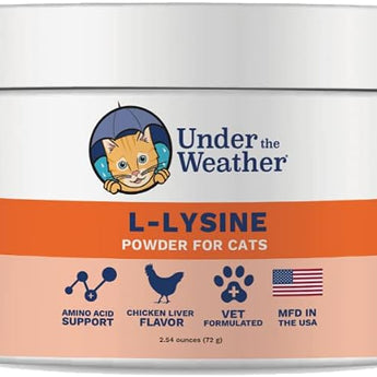 Under the Weather Cat Supplements L-Lysine Powder