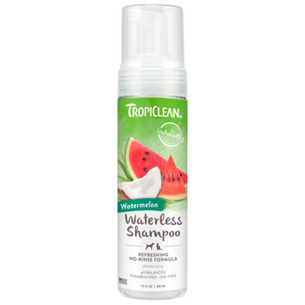 Tropiclean Watermelon Waterless Shampoo for Pets 7.4oz for Dogs or Cats