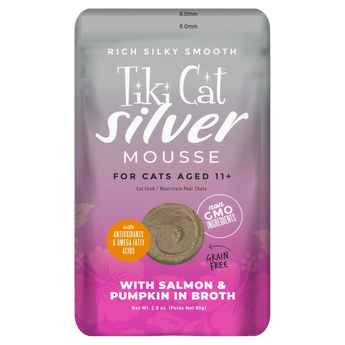 Tiki Cat® Senior Mousse Salmon with Pumpkin Wet Cat Food 2.8 oz