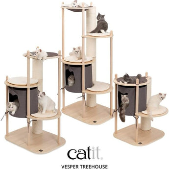 Catit Vesper Treehouse - Medium - 72 x 57.5 x 124.5 cm (28.3 x 22.6 x 49 in) SALE