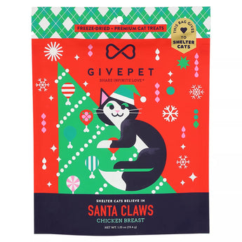 GivePet – Santa Claws Cat Treats – 1.25 oz