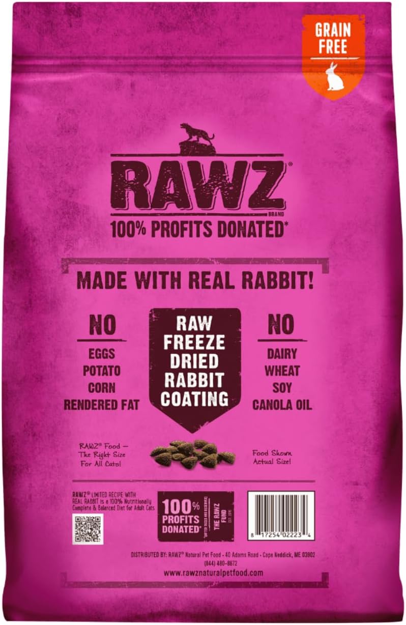 RAWZ® Limited Ingredient Rabbit Dry Cat Food – Cats Paradise