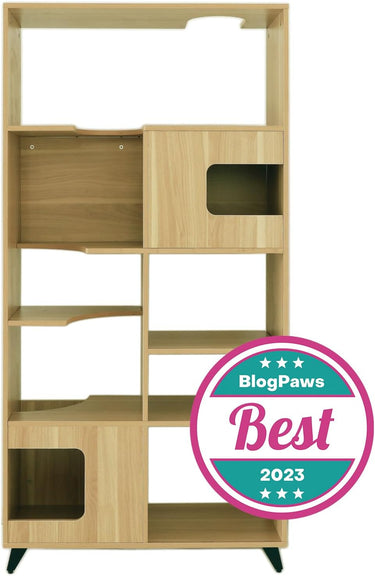 4 Cats & Dogs Clifford Pet Shelf - Oak