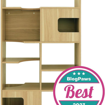 4 Cats & Dogs Clifford Pet Shelf - Oak