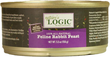 NATURE’S LOGIC – Feline Rabbit Feast 5.5oz (NEW)