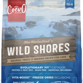 CoevO™ The Hinterlands Wild Shores FD+K™ Salmon, Trout & Herring Recipe for Cats 4 lbs