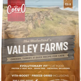 CoevO™ The Hinterlands Valley Farms FD+K™ Chicken, Turkey & Duck Recipe for Cats (NEW)