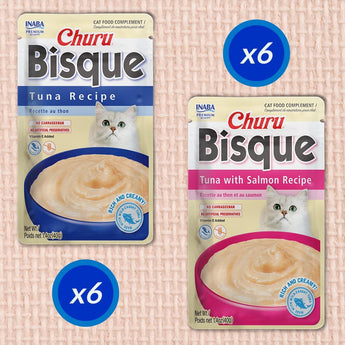 Inaba Cat Churu Bisque Variety 12 Pack