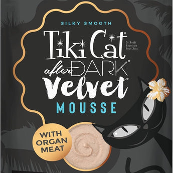 Tiki Cat® After Dark® Velvet Mousse™ Chicken & Quail Egg Recipe in Chicken Broth Wet Cat Food 2.8oz