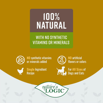 NATURE’S LOGIC – Canine/Feline Dehydrated Chicken Bone Broth – 6oz