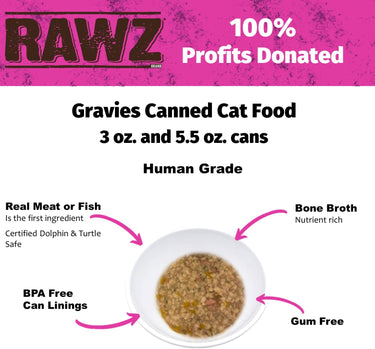 RAWZ® Gravy From Bone Broth Chicken & Chicken Liver Recipe Wet Cat Food