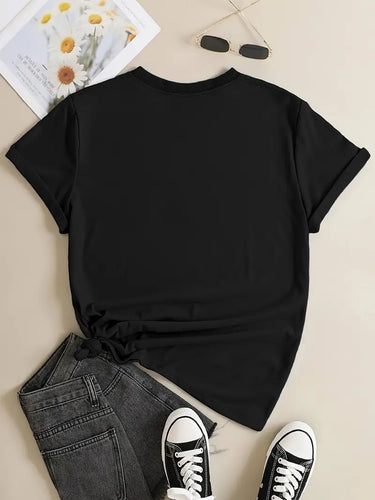 Women's T-Shirt "Hiss" Black
