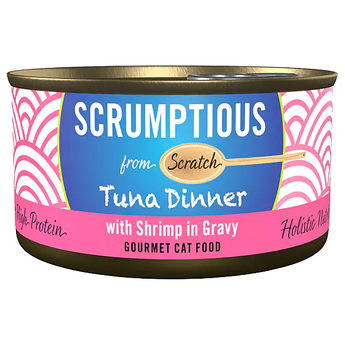 SCRUMPTIOUS FROM SCRATCH Red Meat Tuna & Shrimp Cat food 79g