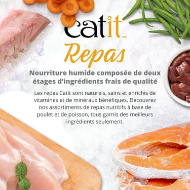 Catit Dinner - Fish Multipack - 12 x 75g (2.65 oz)