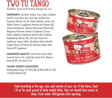 Weruva Cats in the Kitchen Two Tu Tango