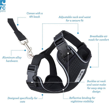 RC Pets Adventure Kitty Harness Tail Badges