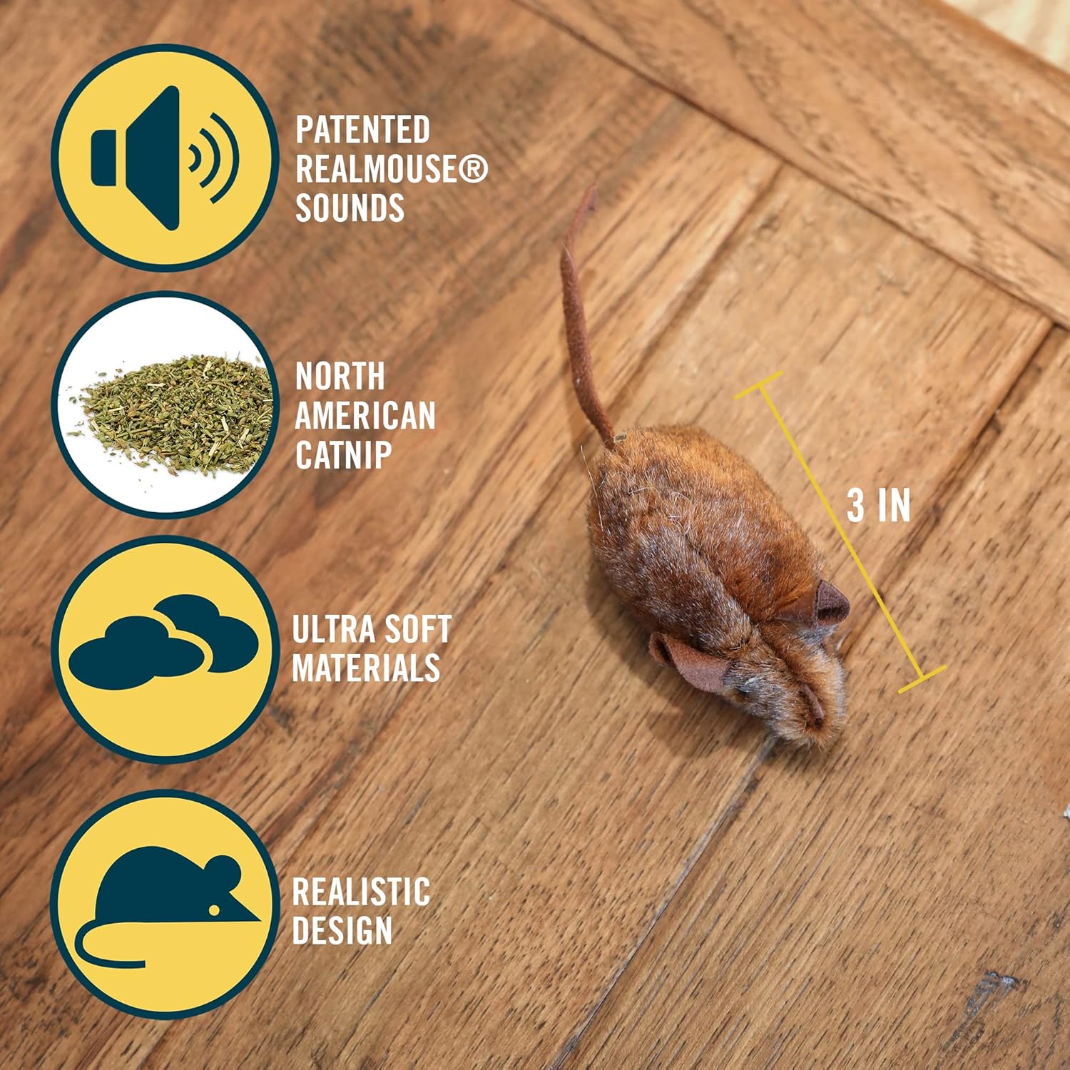 Realmouse Our Pets Chocolate Mouse Hunter – Cats Paradise