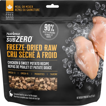 Nutrience SubZero Freeze-Dried Raw Cat Food - Chicken & Sweet Potato Recipe - 113 g