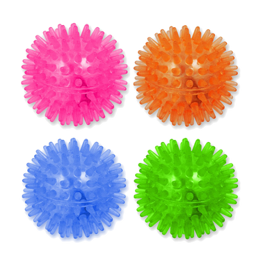 All for Paws Modern Cat Flash Ball, Assorted (Blue/Green/Orange/Pink)
