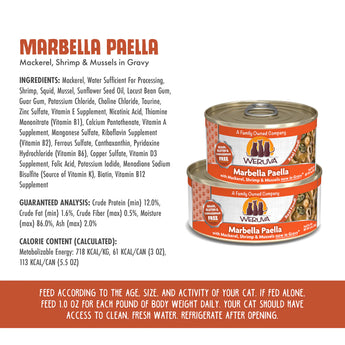 Weruva Marbella Paella Canned Cat Food