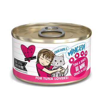 BFF Minced  Tuna & Bonito Be Mine Tuna & Bonito Dinner in Gelée 3 oz