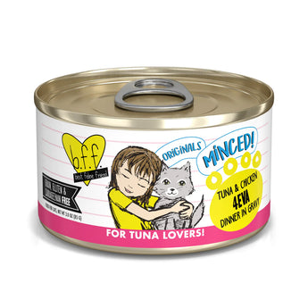 BFF Minced  Tuna & Chicken 4Eva Tuna & Chicken Dinner in Gravy 3 oz