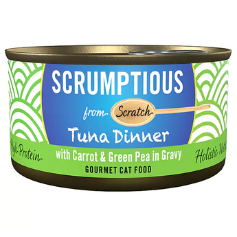 SCRUMPTIOUS FROM SCRATCH Red Meat Tuna with Carrots & Peas Cat food 79g