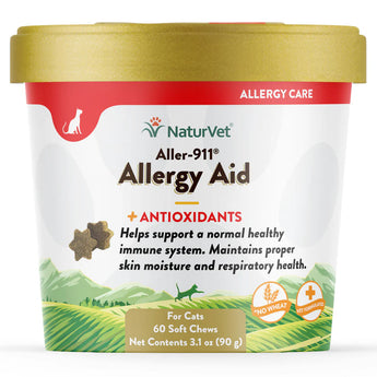 NaturVet Aller-911 Allergy Aid Soft Chews for Cat