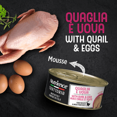 Nutrience Trattoria Quaglia È Vova 3 oz (NEW)