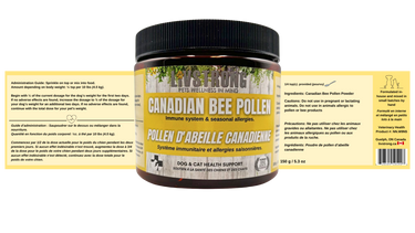 LIVSTRONG Canadian Bee Pollen Immune System & Seasonal Allergies Dog & Cat Health Support 150 gm