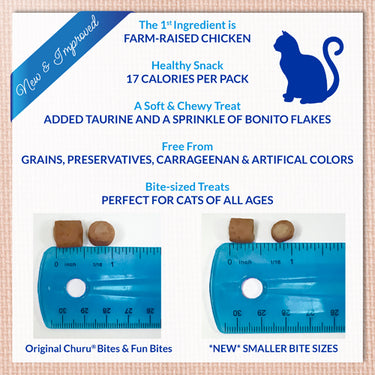 Inaba Cat Churu Fun Bites Chicken Recipe Wraps Tuna with Pumpkin Recipe