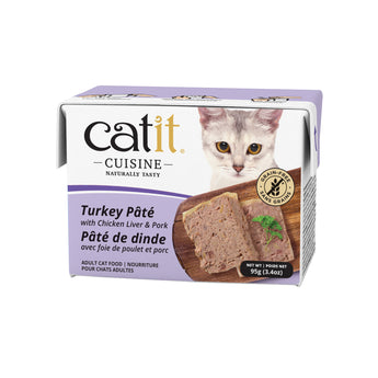 Catit Cuisine Turkey Pâté with Chicken Liver & Pork - 95 g (NEW) BOGO