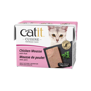 Catit Cuisine Chicken Mousse with Pork - 90 g (NEW) BOGO