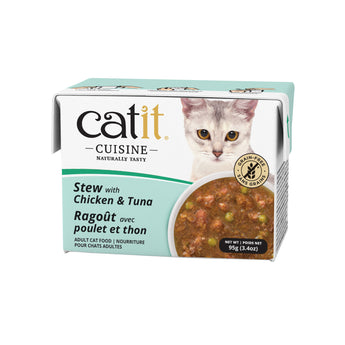 Catit Cuisine Stew with Chicken & Tuna - 95 g (NEW) BOGO