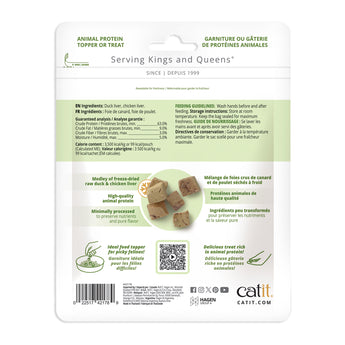 Catit Freeze-Dried Raw Treat, Duck & Chicken Liver, 28.4 g