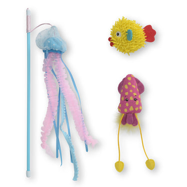 Catit Cat Toy - Sea Animal Set - 3-pack