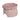 Dexypaws Raised Ceramic Cat Bowl with Slow Feeder, Flower, Blush Pink 7.75 oz