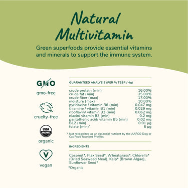 Kin + Kind - Raw VitaBoost Organic Healthy Skin & Coat Supplement